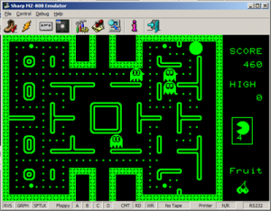 MZ80B Game Screenshot - PacMan #2